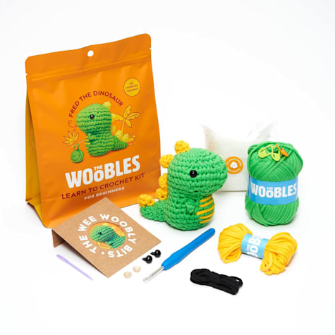 The Woobles Fred the Dino Crochet Kit