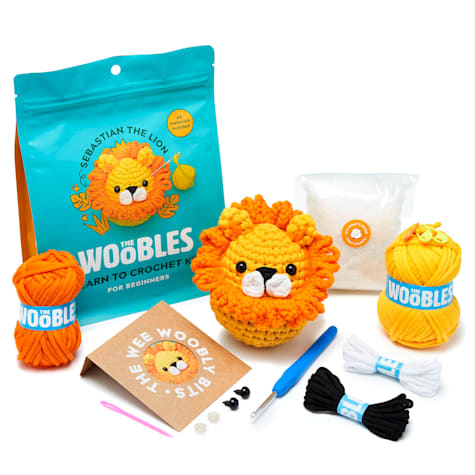 The Woobles Sebastian the Lion Crochet Kit