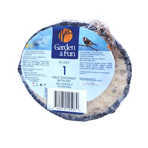 A&E Cage Company Garden & Fun Half Coconut with Suet