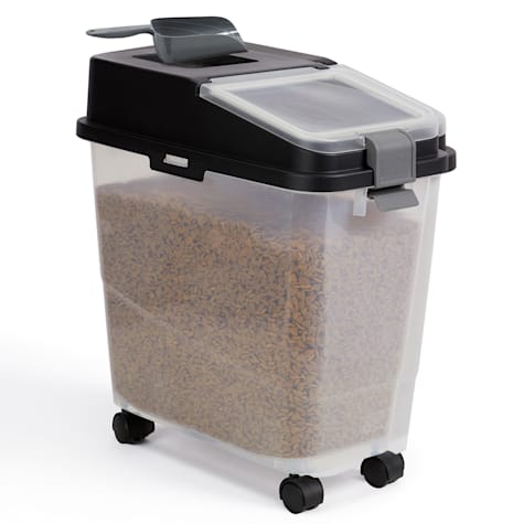 Mighty Tuff Airtight Rolling Pet Food Container with Scoop