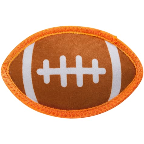 Outward Hound Brown Football with Two Tough Layers Skinz Durable Squeaky Dog Toy