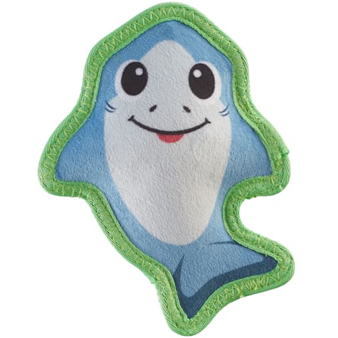 Outward Hound Blue Shark with Two Tough Layers Skinz Durable Squeaky Dog Toy
