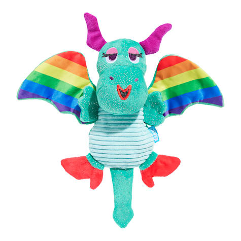 BARK Slay The Dragon Queen LGBTQ Gay Pride Plush Dog Toy