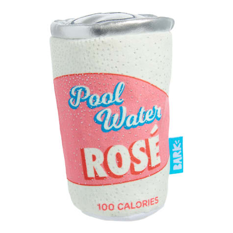 BARK Pool Water Rose White Pink Rose Can Drink Dog Toy