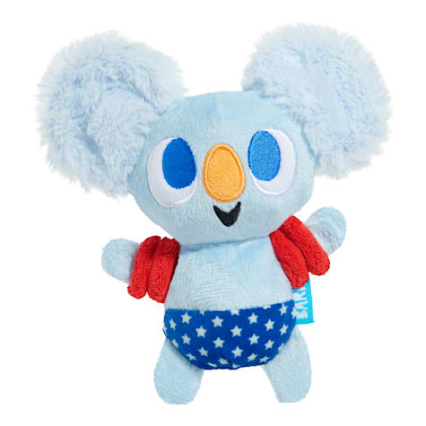 BARK Kiddie Pool Koala Blue Reg Gray Swimming Koala Plush Dog Toy