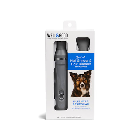 Well & Good 2-in-1 Nail Grinder & Paw Trimmer for Dogs