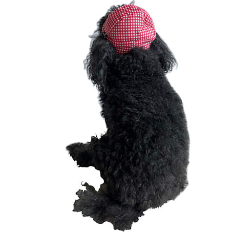 The Howls Gingham Puffer Hat for Dogs