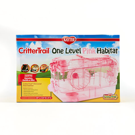 Kaytee Pink CritterTrail 1-Level Habitat for Small Animals