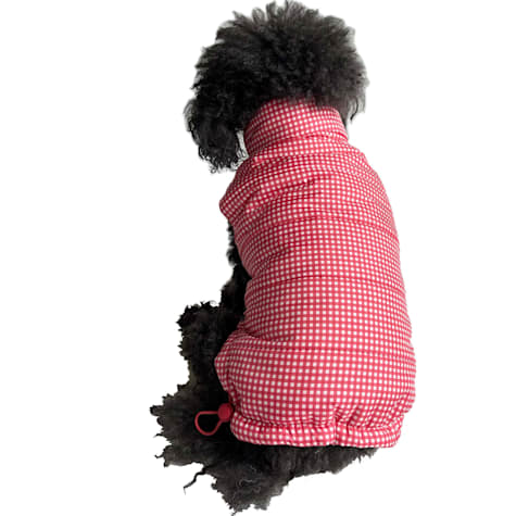 The Howls Gingham Puffer Jacket for Dogs