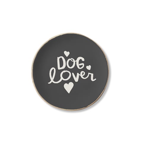 PetShop by Fringe Studio Dog Lover Stoneware Round Tray