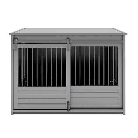 New Age Pet ECOFLEX Barn Door Dog Crate End Table