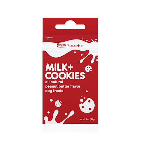 Spunky Pup Milk & Cookies Peanut Butter Dog Treats