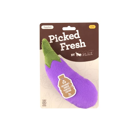 P.L.A.Y PET LIFESTYLE Eggplant Dog Toy