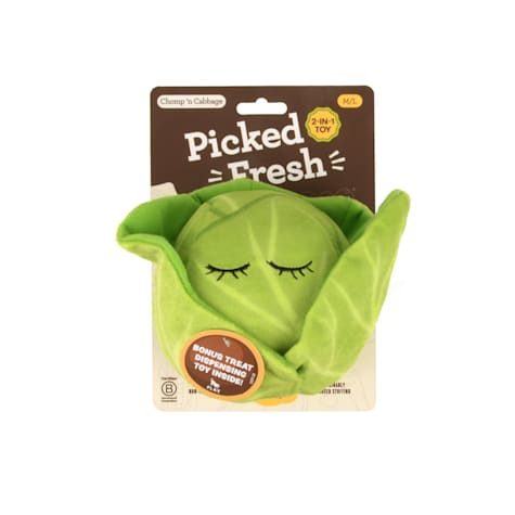 P.L.A.Y PET LIFESTYLE Chomp 'n Cabbage Dog Toy