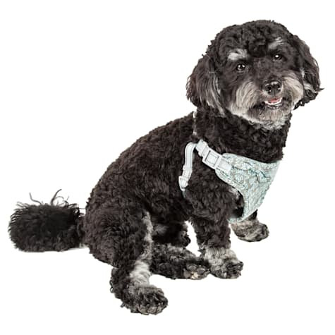 Pet Life 'Fidomite' Mesh Reversible and Breathable Adjustable Dog Harness W/ Designer Bowtie