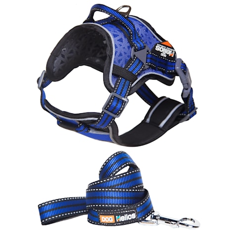 Dog Helios Chest Compression Pet Harness and Leash Combo