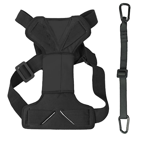 Pet Life Road-To-Safety Pet Car Harness with Detachable Swivel Hook