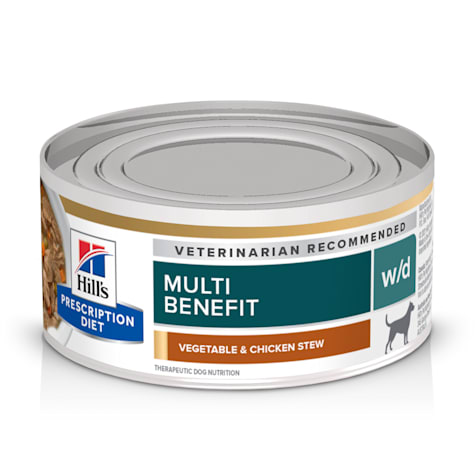 Hill's Prescription Diet w/d Digestive, Weight, Glucose, Urinary, Chicken & Veg Stew Wet Dog Food