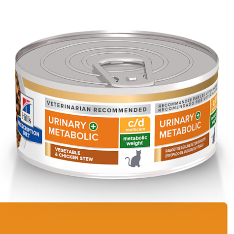 Hill's Prescription Diet c/d Multicare + Metabolic Vegetable & Chicken Stew Wet Cat Food