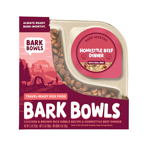 Bark Bowls Homestyle Beef Dinner Travel Ready Dry Dog Food