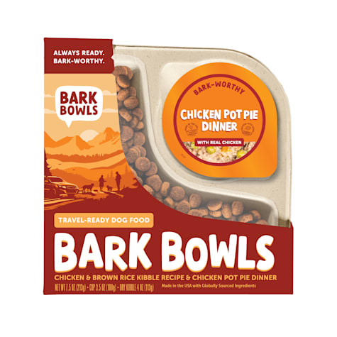 Bark Bowls Chicken Pot Pie Dinner Travel Ready Dry Dog Food