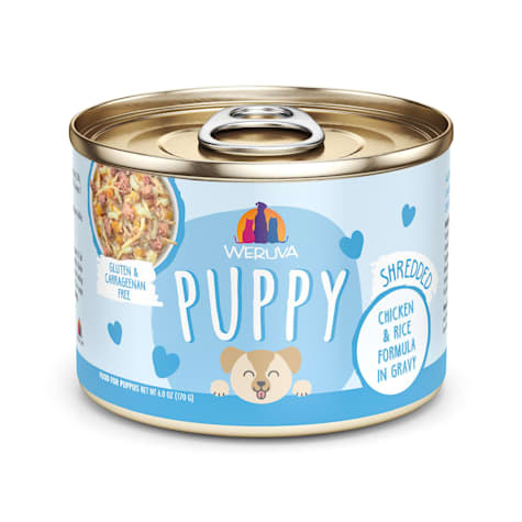 Weruva Puppy Chicken & Rice Formula in Gravy Wet Dog Food