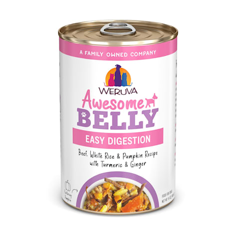 Weruva Awesome Belly Beef, White Rice & Pumpkin Recipe with Turmeric & Ginger Wet Dog Food