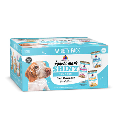 Weruva Awesome Shiny Coat Crusader Wet Dog Food Variety Pack