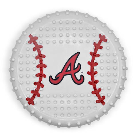 Pets First Mega Chew Atlanta Braves Baseball Dog Toy