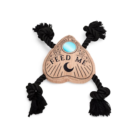 Bootique Fortune Board Planchette Plush Rope Dog Toy