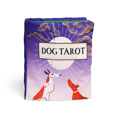 Bootique Tarot Card Book Plush Dog Toy