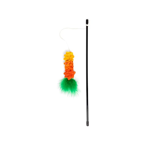 Bootique Dia de los Muertos Marigold Cat Teaser Toy