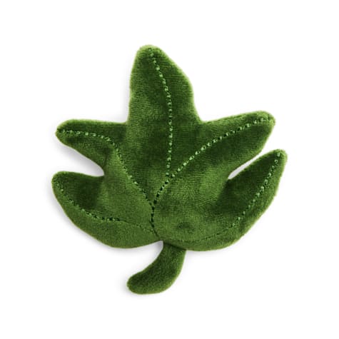 YOULY Autumn Leaf Green Plush Dog Toy