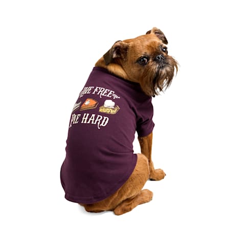 YOULY Live Free Pie Hard Pet Tee
