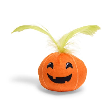 Bootique Plush Pumpkin Cat Toy