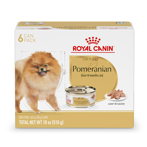 Royal Canin Breed Health Nutrition Pomeranian Adult Loaf in Sauce Wet Dog Food Multipack