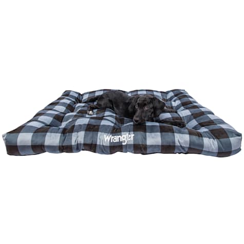 Wrangler Patterned Rectangle Tufted Dog Bed