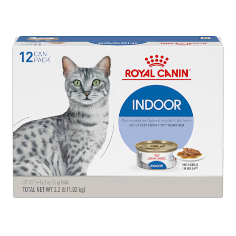 Royal Canin Adult Feline Health Nutrition Morsels in Gravy Cat Food for Indoor Cats
