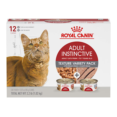 Royal Canin Feline Health Nutrition Adult Instinctive Wet Cat Food Variety Pack