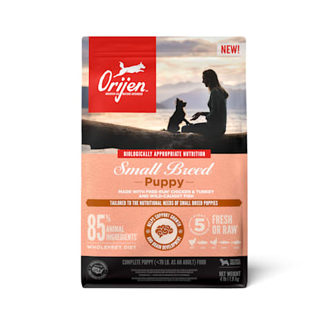 ORIJEN Grain Free High Protein Fresh & Raw Animal Ingredients for Small Breed Puppy Dry Dog Food