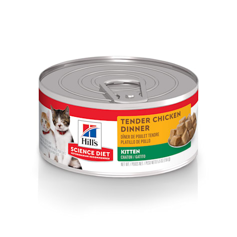 Hill's Science Diet Kitten Tender Chicken Dinner Canned Wet Cat Food