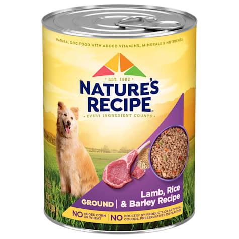 Nature's Recipe Easy to Digest Lamb, Rice & Barley Formula Canned Dog Food