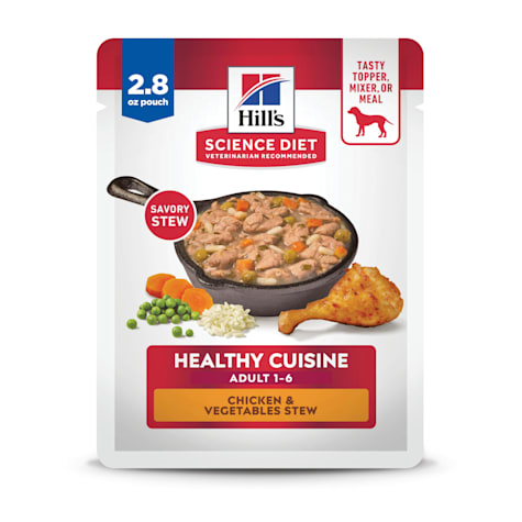 Hill's Science Diet Adult Healthy Cuisine Chicken & Vegetables Stew Wet Dog Food