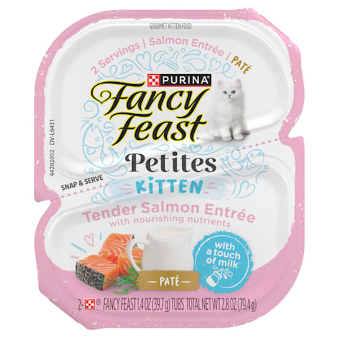 Purina Fancy Feast Gourmet Gravy Petites Tender Salmon Pate Gourmet Wet Kitten Food