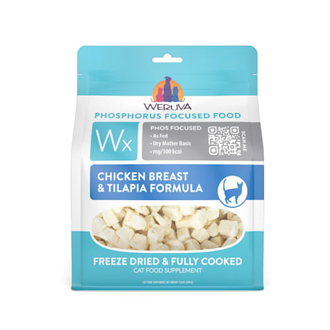 Weruva Wx Phos Focused Freeze Dried Chicken Breast & Tilapia Cat Food