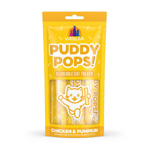 Weruva Puddy Pops Chicken & Pumpkin Lickable Cat Treats