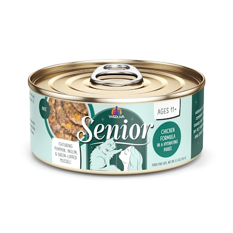 Weruva Senior Chicken Formula in a Hydrating Puree Wet Cat Food