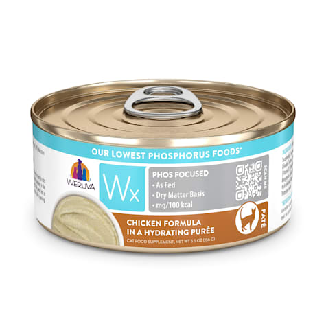 Weruva Wx Phos Focused Chicken Formula in a Hydrating Puree Wet Cat Food