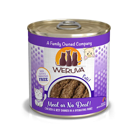 Weruva Pate Meal or No Deal! Chicken & Beef in a Hydrating Puree Wet Cat Food