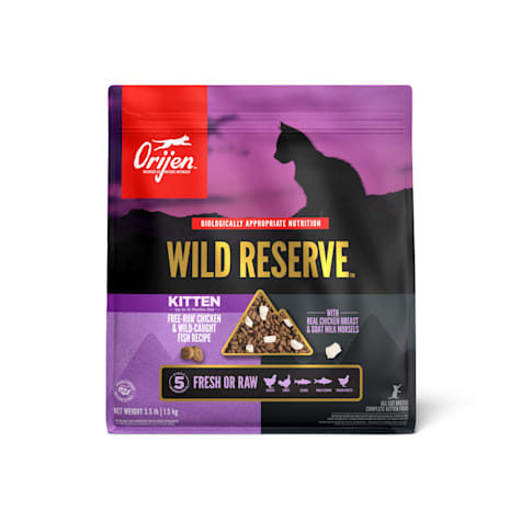 ORIJEN Wild Reserve Kitten Free-Run Chicken & Wild-Caught Fish Recipe Dry Cat Food